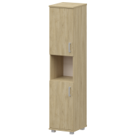 Шкаф узкий Аргентум НТ-540+НТ-600 (2 комплекта) Баттл Рок